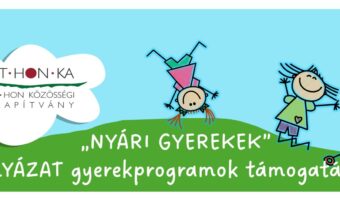 ! !  Minipályázat nyári gyerekprogramok támogatására